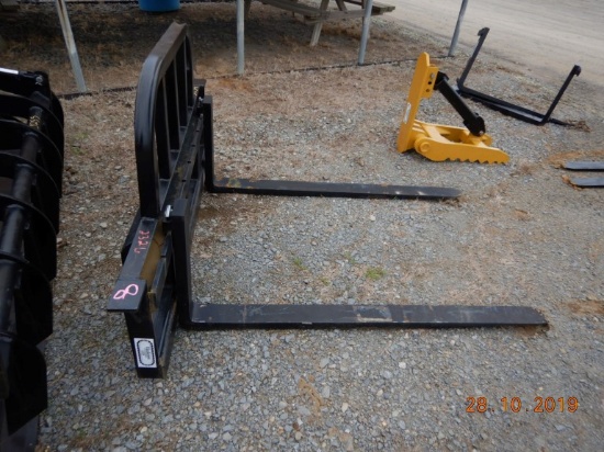 FORK ATTACHMENT,  60", HEAVY DUTY, NEW, FITS SKID STEER OR TRACTOR