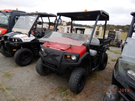 2014 CLUB CAR XRT 950 UTV,  2WD, DIFFERENTIAL LOCK, CANOPY, DUMP BED S# KX1