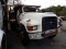 1995 FORD F800 DUMP TRUCK, 208,646 miles  (WRECKED), DIESEL ENGINE, AT, PS,