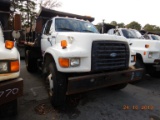 1994 FORD F800 DUMP TRUCK, 271,495 miles  CUMMINS DIESEL, AUTOMATIC, 9' BED