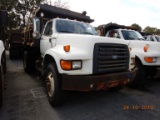 1994 FORD F800 DUMP TRUCK, 232,691 miles  CUMMINS DIESEL, AUTOMATIC, 9' BED