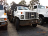 1999 CHEVROLET C8500 DUMP TRUCK, 295,897 miles  CAT DIESEL, 8LL TRANSMISSIO