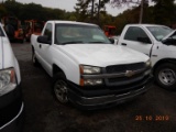 2005 CHEVROLET C15 PICKUP TRUCK, 151,351 miles  V8 GAS, PS, AT, AC  (DOES N