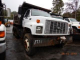 1999 CHEVROLET C8500 DUMP TRUCK, 247,652 miles  (WRECKED)CAT DIESEL, 8LL TR