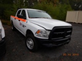 2015 DODGE RAM 2500 PICKUP TRUCK, 117,038 miles  CREW CAB, V8 GAS, AT, PS,