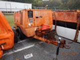 1992 SULLAIR 185DPQ PORTABLE AIR COMPRESSOR, 2424+ HRS  250 CFM S# 004 1077