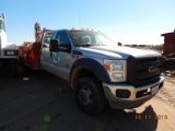 2013 FORD F-550 SERVICE TRUCK, 121,000+ mi,  CREW CAB, 4 X 4, 6.7L DIESEL,