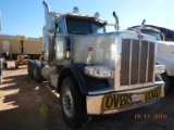 2013 PETERBILT 388 TRUCK TRACTOR, 185,162+ mi,  DAY CAB, CAT C15 DIESEL, 13