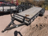 PJ TAG TRAILER,  BALL HITCH, 14', SINGLE AXLE, DROP GATE