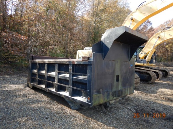 14' DUMP BED,  WITH HYDRAULIC CYLINDERS