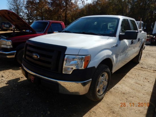 2012 FORD F150 PICKUP TRUCK, 110,802 MILES  CREW CAB, V8 GAS, AT, PS, AC S#