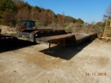 2000 PITTS TRI-AXLE LOWBOY TRAILER,  29' DECK, OPEN WHEEL WELLS, DRIVE UP N