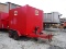 1987 HOMEMADE ENCLOSED TRAILER,  PINTLE HOOK, TANDEM AXLE, APPROX 10' S# TD