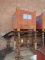 HYDRAULIC OIL TANK ON STAND,  SELLS WITH NEW OIL