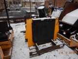 JOHN DEERE DIESEL ENGINE,  4 CYLINDER, WITH RADIATOR