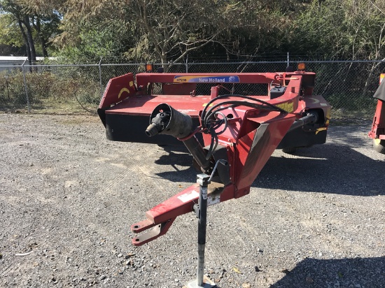 2017 NEW HOLLAND H7230 DISCBINE,  RUBBER ROLLS, 10' 4" CUT, HYDRAULIC POLE