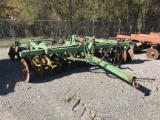 JOHN DEERE DISC,  12', 3PT, HYDRAULIC TRANSPORT WHEELS