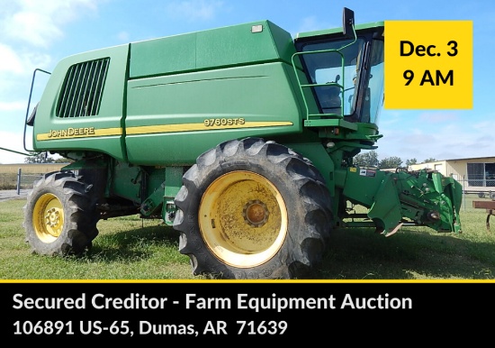 FARM EQUIPMENT AUCTION - SECURED CREDITOR