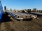 FRUEHAUF FLATBED TRAILER,  48', SPREAD TANDEM AXLE, AIR RIDE, BULKHEAD, RAT