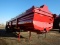 2008 LUFKIN END DUMP TRAILER,  40', TANDEM AXLE, SPRING RIDE, 22.5 TIRES ON