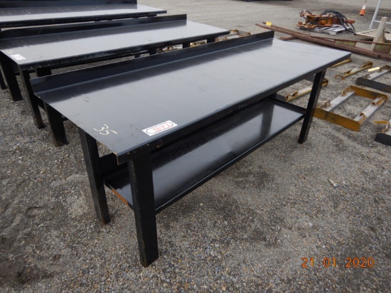 29.5X90 HEAVY DUTY WORK BENCH  WITH SHELF