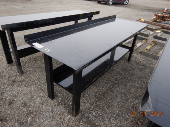 29.5X90 HEAVY DUTY WORK BENCH  WITH SHELF