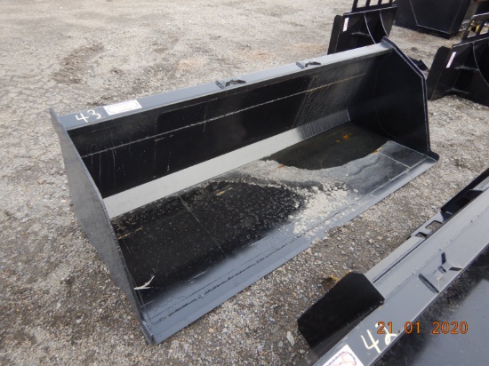 90" BUCKET  FOR SKID STEER FOR SNOW/MULCH