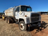 1991 FORD L9000 WATER TRUCK, 329K + mi,  CUMMINS L10 DIESEL, EATON 9 SPEED,