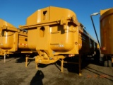 2000 CLEMENT END DUMP TRAILER,  40', TANDEM AXLE, SPRING RIDE, 22.5 TIRES O