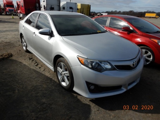 2012 TOYOTA CAMRY CAR, 134,000+mi  4-CYL GAS, AUTOMATIC, PS, AC (TRANSMISSI