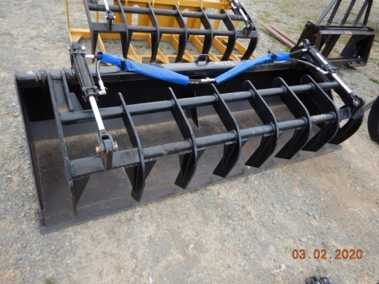 GRAPPLE BUCKET,  8', NEW/UNUSED