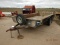 SHOPBUILT TRAILER,  16FT, TANDEM AXLE, S# N/A, NO TITLE