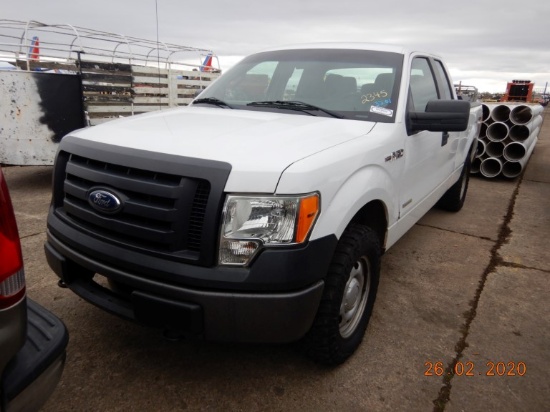 2012 FORD F150 EXTENDED CAB PICKUP, 196691+miles  ECHO BOOST 6 CYLINDER MOT