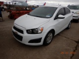 2012 CHEVROLET SONIC-LT CAR, 174990+miles  4 CYLINDER, AUTOMATIC, PS, AC S#