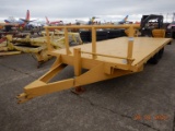 SHOPBUILT BACKHOE TRAILER,  8X20 S# N/A, NO TITLE