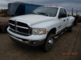 2005 DODGE 3500 TRUCK, 285000+miles  4 DOOR, CUMMINS DIESEL, AUTO, PS, AC,