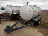 LIQUID FERTIZILER TANK,  1000 GAL, TRAILER MOUNTED, STAINLESS STEEL, TANDEM