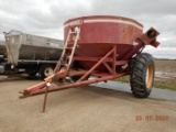 BRANDT 500-R GRAIN CART,  WITH DRIVE SHAFT S# 516