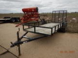 2012 CRTC UTILITY TRAILER,  2