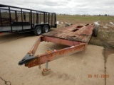 SHOPBUILT HEADER TRAILER,  25FT, TANDEM AXLE S# N/A, NO TITLE