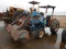 FORD 1910 TRACTOR,  DIESEL ENGINE, 770B FRONT LOADER, CANOPY, 3PT HITCH, 54