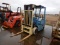 KAMATISU FORKLIFT,  3450 LBS, 3 STAGE MASK, LP GAS, S# 4002954