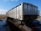 1971 HOBBS CREWHAUL GRAIN TRAILER,  40FT, TANDEM AXLE ON SPRINGS, 10.20 TIR