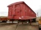 1977 TRAILMOBILE GRAIN TRAILER,  38 FT, TANDEM AXLE ON SPRINGS, 60 INCH SID