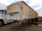1981 TRAILMOBILE FLATBED GRAIN TRAILER  40FT, TANDEM AXLE ON SPRINGS, ROLL