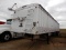 2003 CORNHUSKER 800 ALUMINUM HOPPER BOTTOM GRAIN TRAILER,  SPREAD AXLE, AIR