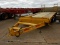SHOPBUILT PINTLE HITCH TRAILER,  17FT DECK, 3 FT DOVETAIL WITH RAMPS, 3 AXL