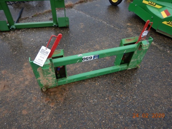 QUICK ATTACH FOR FRONT END LOADER TO HOOK TO SKID STEER