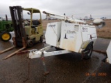 ALLMAND MAXI LIGHT 20330 PORTABLE LIGHT PLANT,  ISUZU DIESEL S# 0041MXL07