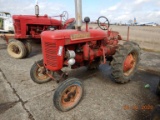 FARMALL A WHEEL TRACTOR,  GAS ENGINE, 540 PTO, DRAW BAR,